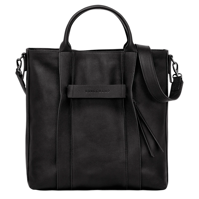 Longchamp 3D L Tote Bag Black - Leather 3 Longchamp 3D L Tote Bag Black - Leather