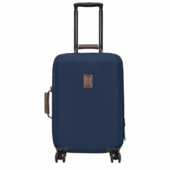 Longchamp Boxford S Suitcase Blue - Recycled Canvas