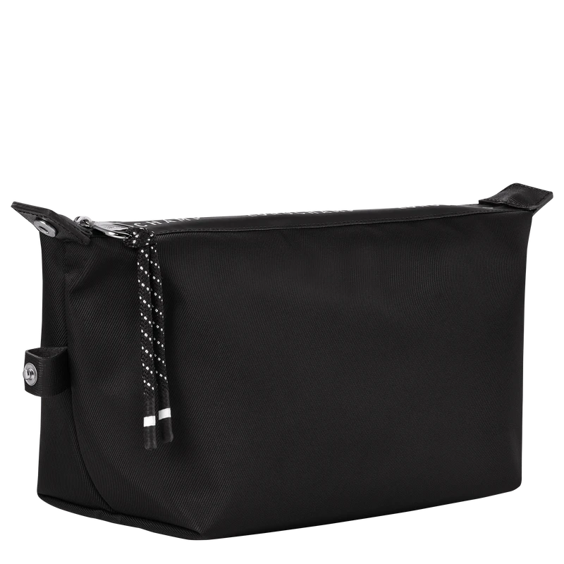 Longchamp Le Pliage Energy Toiletry Case Black - Recycled Canvas 4 Longchamp Le Pliage Energy Toiletry Case Black - Recycled Canvas - Image 2