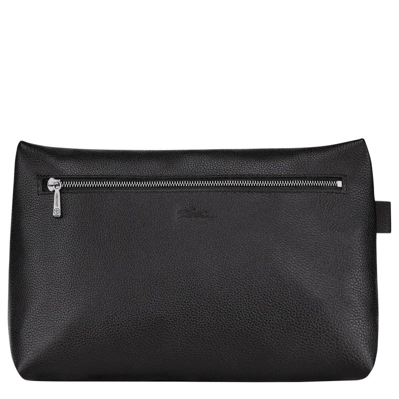 Longchamp Le Foulonné Toiletry Case Black - Leather 5 Longchamp Le Foulonné Toiletry Case Black - Leather - Image 3