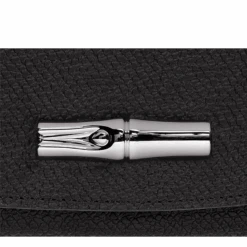 Longchamp Roseau Wallet Black - Leather -Longchamp 30002HPN001 6