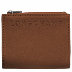 Longchamp 3D Wallet Cognac - Leather