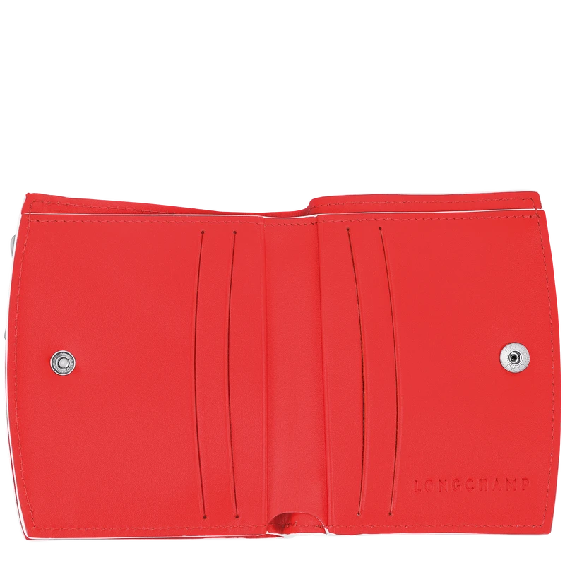 Longchamp Roseau Wallet Sky Blue/Red - Leather 4 Longchamp Roseau Wallet Sky Blue/Red - Leather - Image 2