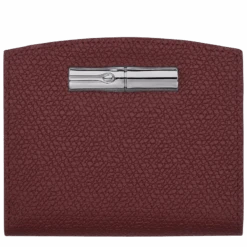 Longchamp Roseau Wallet Plum - Leather