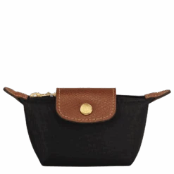 Longchamp Le Pliage Original Coin Purse Black - Recycled Canvas