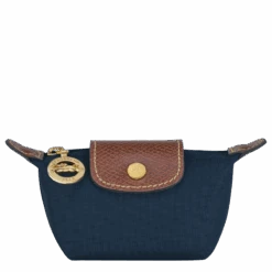 Longchamp Le Pliage Original Coin Purse Navy - Recycled Canvas