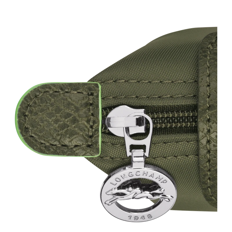 Longchamp Le Pliage Green Coin Purse Forest - Recycled Canvas 5 Longchamp Le Pliage Green Coin Purse Forest - Recycled Canvas - Image 3