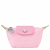 Longchamp Le Pliage Green Coin Purse Pink - Recycled Canvas