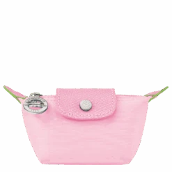 Longchamp Le Pliage Green Coin Purse Pink - Recycled Canvas