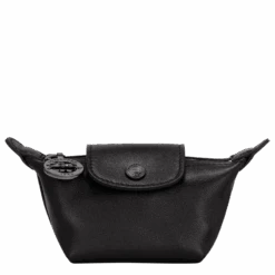Longchamp Le Pliage Xtra Coin Purse Black - Leather