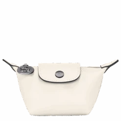 Longchamp Le Pliage Xtra Coin Purse Ecru - Leather