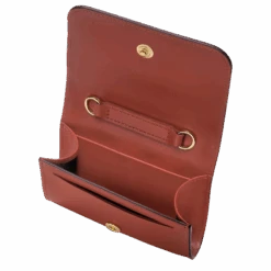 Longchamp Box-Trot Coin Purse With Shoulder Strap Mahogany - Leather -Longchamp 30019HAU204 5