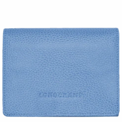 Longchamp Le Foulonné Wallet Cloud Blue - Leather