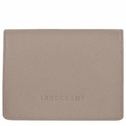 Longchamp Le Foulonné Wallet Turtledove - Leather