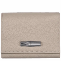 Longchamp Roseau Essential Wallet Clay - Leather