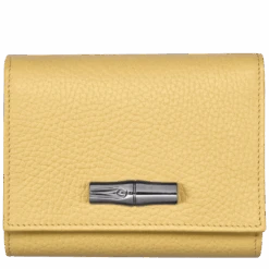 Longchamp Roseau Essential Wallet Wheat - Leather