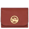 Longchamp Box-Trot Wallet Mahogany - Leather -Longchamp 30021HAU204 0