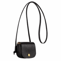 Longchamp Épure Coin Purse With Leather Lace Black - Leather -Longchamp 30027HYZ001 2