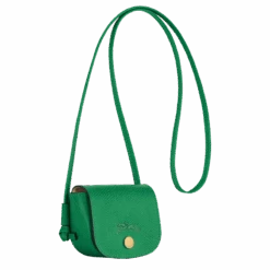Longchamp Épure Coin Purse With Leather Lace Green - Leather -Longchamp 30027HYZ129 2