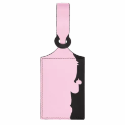 Longchamp LGP Travel Luggage Tag Pink - Leather