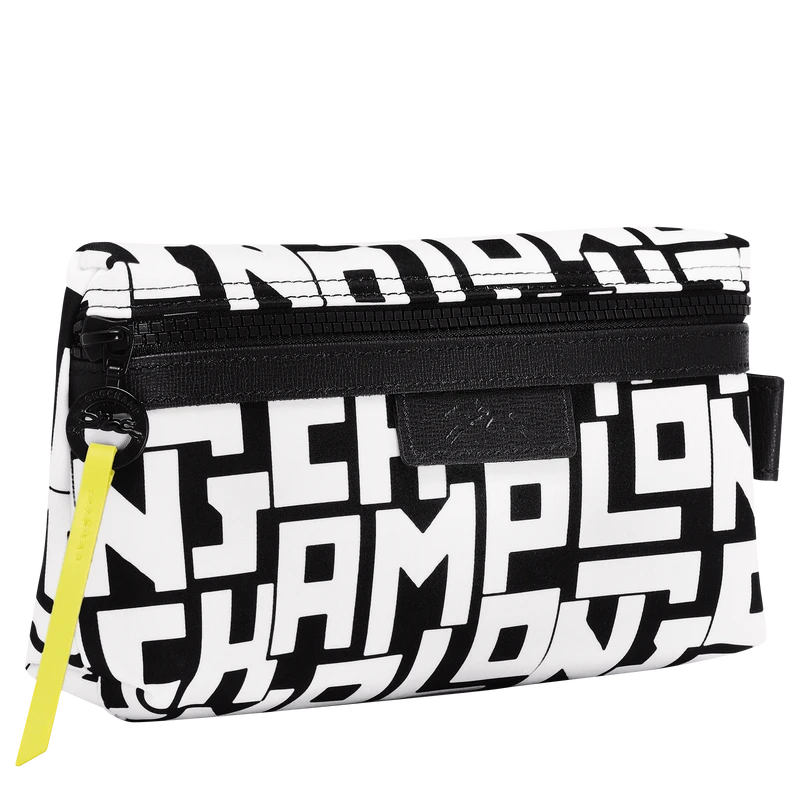 Longchamp Le Pliage LGP Pouch Black/White - Canvas 4 Longchamp Le Pliage LGP Pouch Black/White - Canvas - Image 2