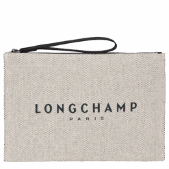 Longchamp Roseau Pouch Ecru - Canvas