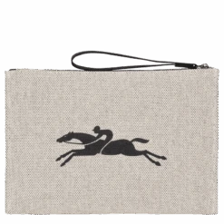 Longchamp Roseau Pouch Ecru - Canvas -Longchamp 34136HSG037 3