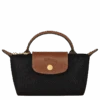 Longchamp Le Pliage Original Pouch With Handle Black - Recycled Canvas -Longchamp 34175089001 0