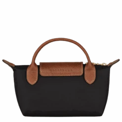 Longchamp Le Pliage Original Pouch With Handle Black - Recycled Canvas -Longchamp 34175089001 3