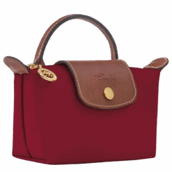 Longchamp Le Pliage Original Pouch With Handle Red - Recycled Canvas -Longchamp 34175089P59 2
