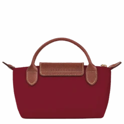 Longchamp Le Pliage Original Pouch With Handle Red - Recycled Canvas -Longchamp 34175089P59 3