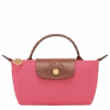 Longchamp Le Pliage Original Pouch With Handle Grenadine - Recycled Canvas