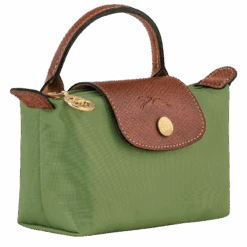Longchamp Le Pliage Original Pouch With Handle Lichen - Recycled Canvas -Longchamp 34175089P77 2
