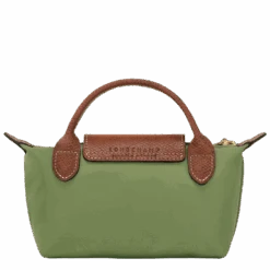 Longchamp Le Pliage Original Pouch With Handle Lichen - Recycled Canvas -Longchamp 34175089P77 3