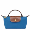 Longchamp Le Pliage Original Pouch With Handle Cobalt - Recycled Canvas -Longchamp 34175089P78 0