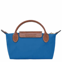 Longchamp Le Pliage Original Pouch With Handle Cobalt - Recycled Canvas -Longchamp 34175089P78 3