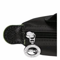 Longchamp Le Pliage Green Pouch With Handle Black - Recycled Canvas -Longchamp 34175919001 6