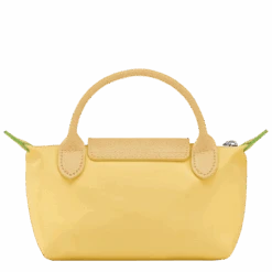Longchamp Le Pliage Green Pouch With Handle Wheat - Recycled Canvas 10 Longchamp Le Pliage Green Pouch With Handle Wheat - Recycled Canvas -Longchamp 34175919A81 3
