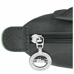 Longchamp Le Pliage Green Pouch With Handle Graphite - Recycled Canvas -Longchamp 34175919P66 6