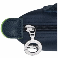 Longchamp Le Pliage Green Pouch With Handle Navy - Recycled Canvas -Longchamp 34175919P68 6