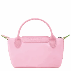 Longchamp Le Pliage Green Pouch With Handle Pink - Recycled Canvas -Longchamp 34175919P75 3