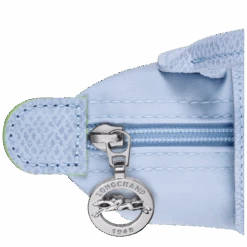 Longchamp Le Pliage Green Pouch With Handle Sky Blue - Recycled Canvas 11 Longchamp Le Pliage Green Pouch With Handle Sky Blue - Recycled Canvas -Longchamp 34175919P79 6