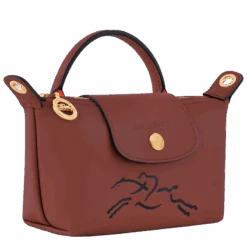 Longchamp Le Pliage Xtra Pouch Mahogany - Leather -Longchamp 34175HDA204 2