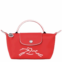 Longchamp Le Pliage Xtra Pouch Red - Leather