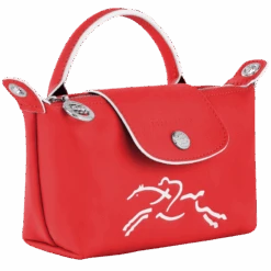 Longchamp Le Pliage Xtra Pouch Red - Leather -Longchamp 34175HDA545 2