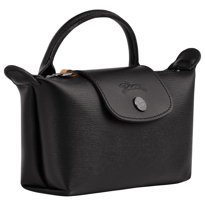Longchamp Le Pliage City Pouch With Handle Black - Canvas 5 Longchamp Le Pliage City Pouch With Handle Black - Canvas - Image 3