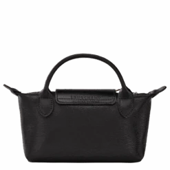 Longchamp Le Pliage City Pouch With Handle Black - Canvas 10 Longchamp Le Pliage City Pouch With Handle Black - Canvas -Longchamp 34175HYQ001 3