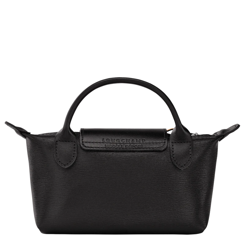 Longchamp Le Pliage City Pouch With Handle Black - Canvas 6 Longchamp Le Pliage City Pouch With Handle Black - Canvas - Image 4