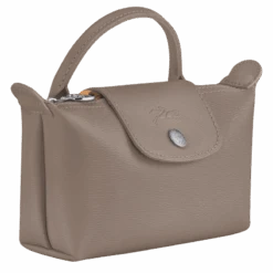 Longchamp Le Pliage City Pouch With Handle Taupe - Canvas -Longchamp 34175HYQ015 2