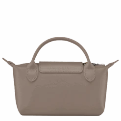Longchamp Le Pliage City Pouch With Handle Taupe - Canvas -Longchamp 34175HYQ015 3